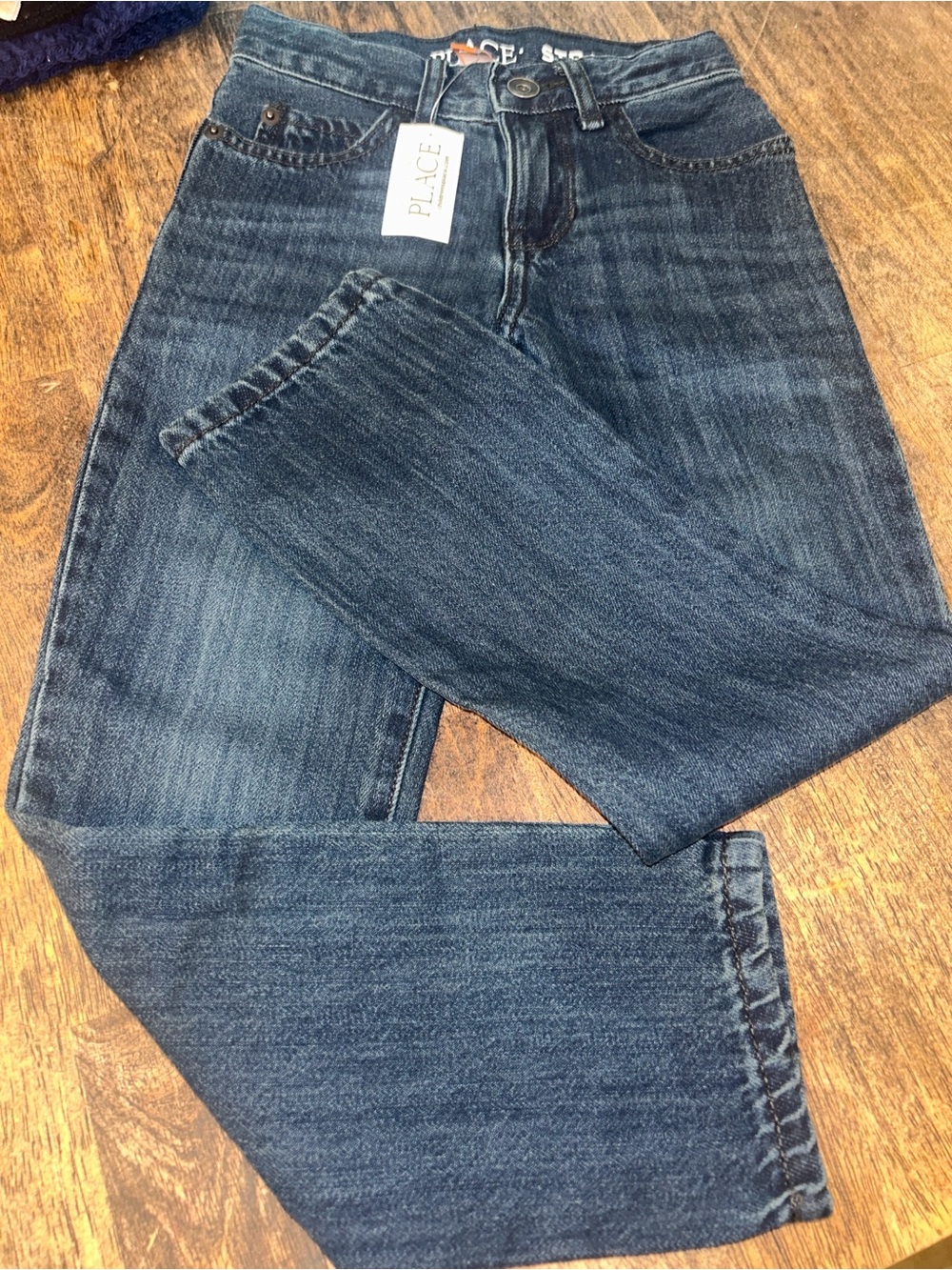 Place Deep Blue Slim Straight Jeans